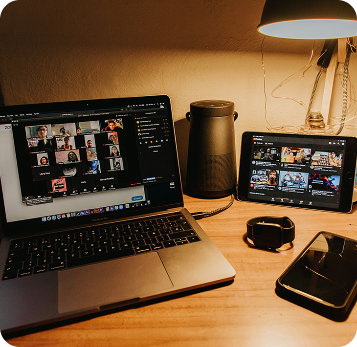 a zoom class going on